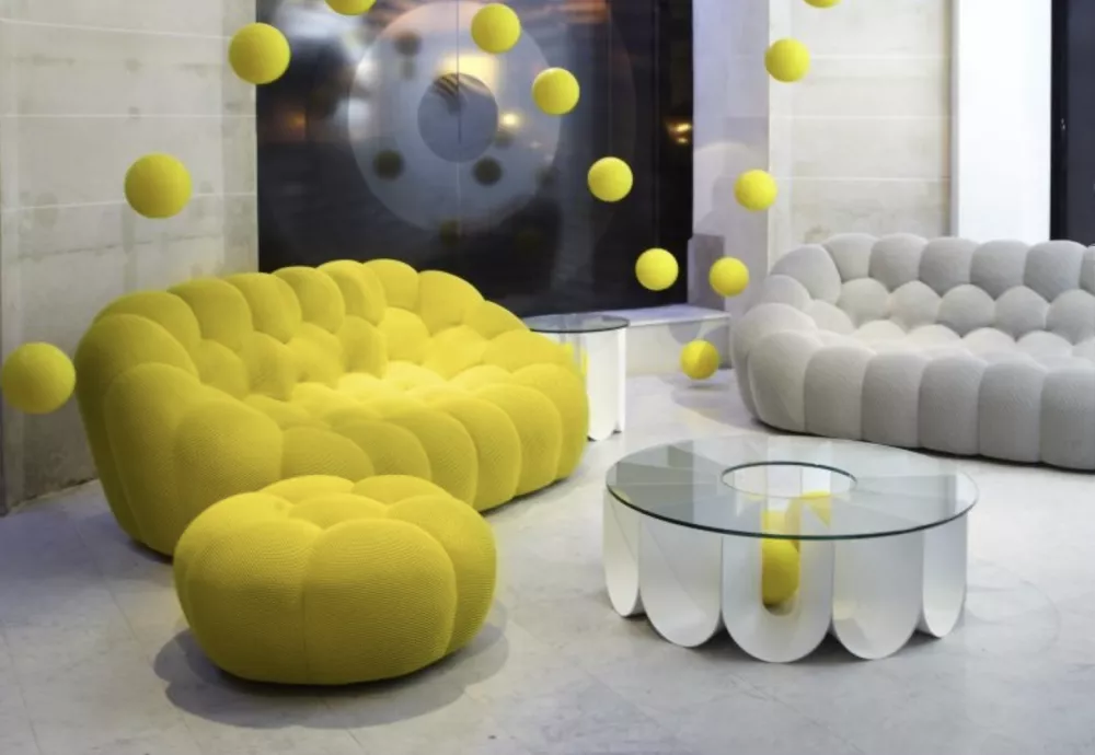 blue bubble sofa